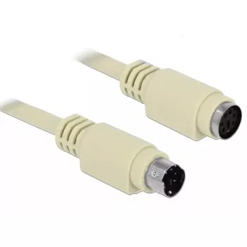 PS/2-Kabel DeLOCK 85805 1,8 m 6-pol Mini-DIN Beige