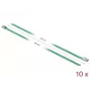 Kabelbinder DeLOCK 18804 Stahl Grün 500mm 10 Stück