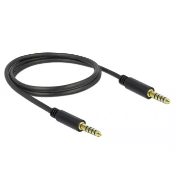 Audiokabel DeLOCK 85791 1m 4,4mm Schwarz