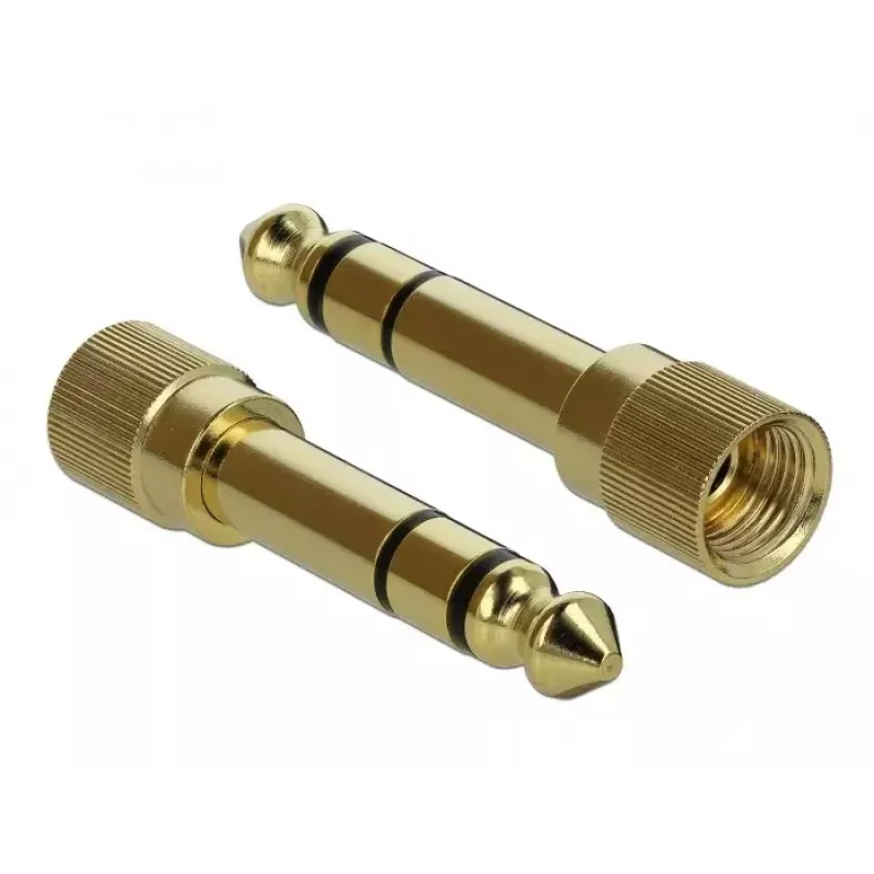 Audiokabel DELOCK 85838 — 3,5 mm Stecker auf 3,5 mm Stecker, 3 m, vergoldete Kontakte, 28 AWG, schwarz