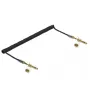 Audiokabel DELOCK 85838 — 3,5 mm Stecker auf 3,5 mm Stecker, 3 m, vergoldete Kontakte, 28 AWG, schwarz