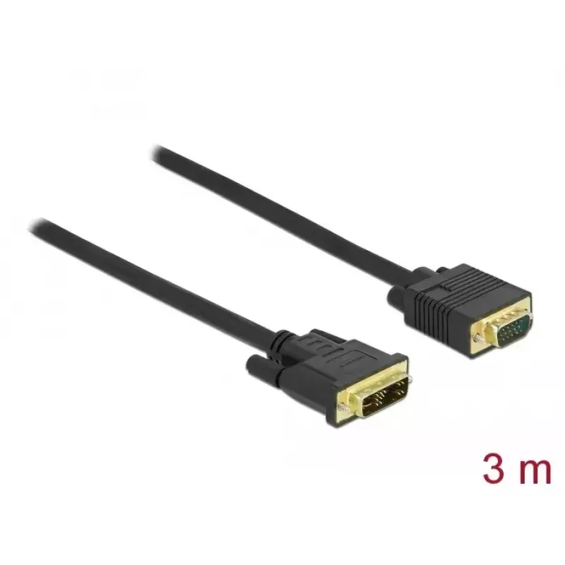DVI-auf-VGA-Kabel DeLOCK 86750 3 m