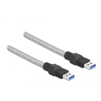 USB 3.2 Gen 1 Kabel DeLOCK 86775 1m Typ-A Stecker auf Typ-A Stecker Metallummantelung