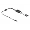 DC-Kabel DeLOCK 86794 5,5 x 2,1 mm Stecker auf 2 x Buchse mit Schalter 1 m