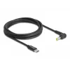 DeLOCK Laptop-Ladekabel USB Type-C Stecker auf Samsung 5,5 x 3,0 mm Stecker 1,5 m 20 V 3 A