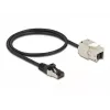 Kabel RJ45-Stecker auf Keystone-Modul RJ45-Buchse DeLOCK 87025