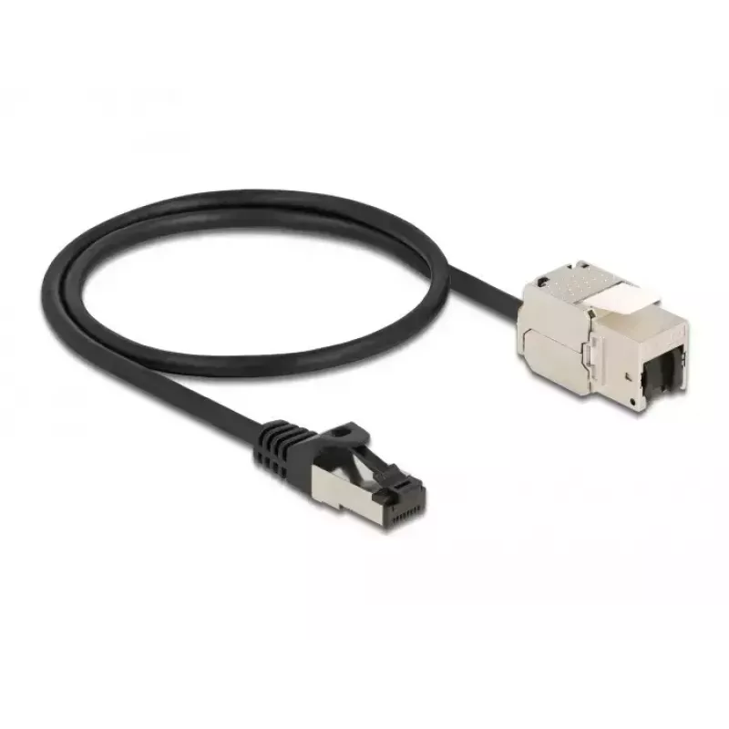 Kabel RJ45-Stecker auf Keystone-Modul RJ45-Buchse DeLOCK 87025