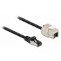 Kabel RJ45-Stecker auf Keystone-Modul RJ45-Buchse DeLOCK 87025