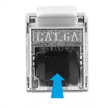 Kabel RJ45-Stecker auf Keystone-Modul RJ45-Buchse DeLOCK 87030