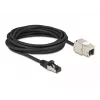 Kabel RJ45-Stecker auf Keystone-Modul RJ45-Buchse DeLOCK 87030
