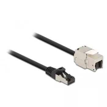 Kabel RJ45-Stecker auf Keystone-Modul RJ45-Buchse DeLOCK 87030