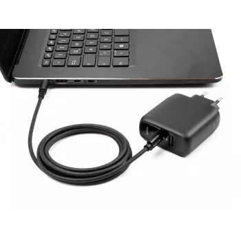 DeLOCK Laptop-Ladekabel USB Typ-C Stecker auf Lenovo 11,0 x 4,5 mm Stecker 1,5 m 20 V 3 A