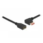 DisplayPort-Verlängerungskabel DeLOCK 87073 1m 90° links abgewinkelt
