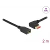 DisplayPort-Verlängerungskabel DeLOCK 87075 2 m 90° links abgewinkelt