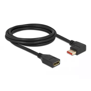 DisplayPort-Verlängerungskabel DeLOCK 87075 2 m 90° links abgewinkelt