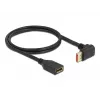 DisplayPort-Verlängerungskabel DeLOCK 90° nach oben abgewinkelt 8K 60 Hz 1 m