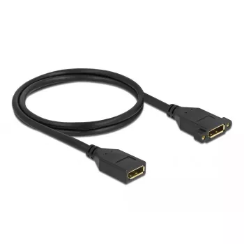 DisplayPort-Kabel Buchse auf Buchse Panel-Mount DeLOCK 87100