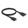 DisplayPort-Kabel Buchse auf Buchse Panel-Mount DeLOCK 87100