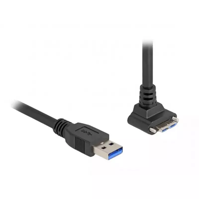 USB-Kabel DeLOCK 80483 Typ-A Stecker auf Micro-B Stecker 1m 5 Gbps schwarz