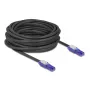 Netzwerkkabel DeLOCK 80931 RJ-45 Cat6 10 m Schwarz Violett