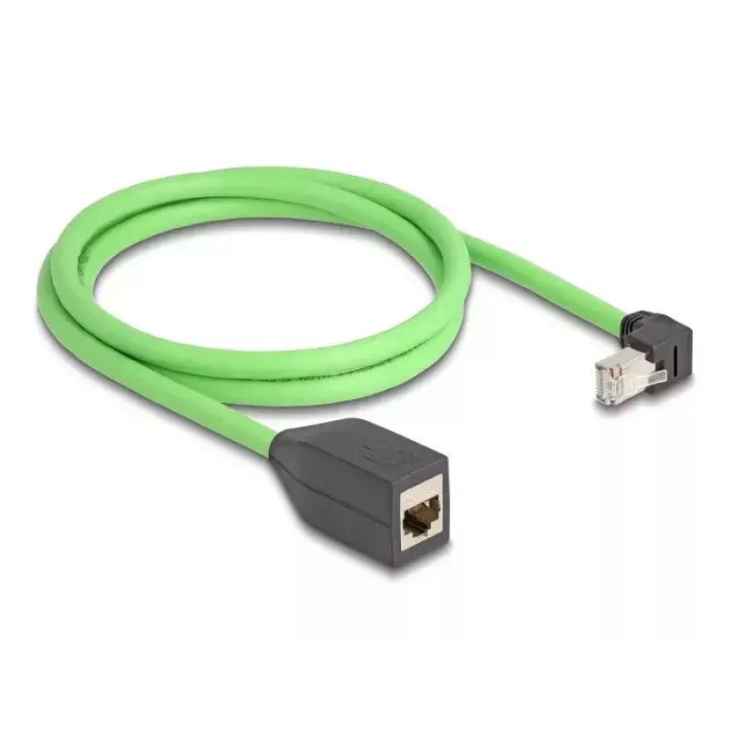 Netzwerkkabel DeLOCK 80886 RJ-45 Cat6a 1m Schwarz Grün