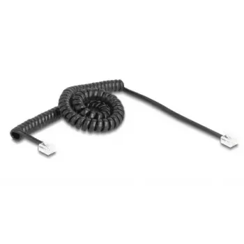 Telefonkabel DeLOCK 90224 3 m Schwarz RJ-11