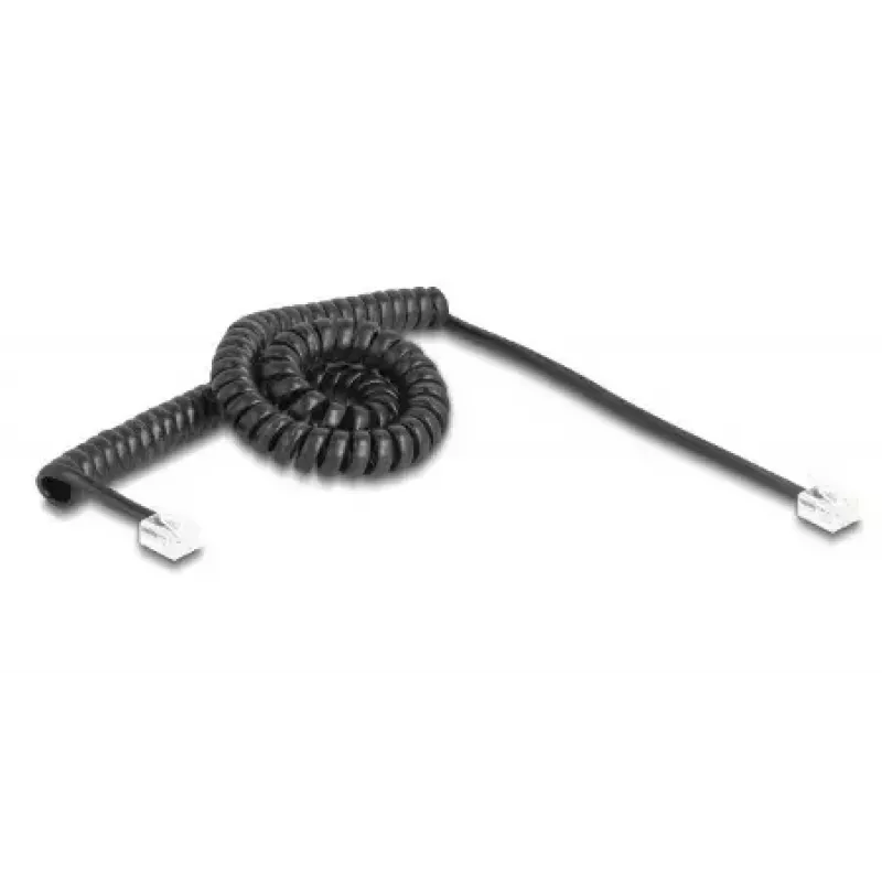 Telefonkabel DeLOCK 90224 3 m Schwarz RJ-11