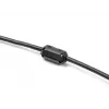 Ferritkern-Klemme DELOCK 80945, schwarz, Nickel/Kunststoff/Zink, 16,5×30×14 mm, 2er-Pack