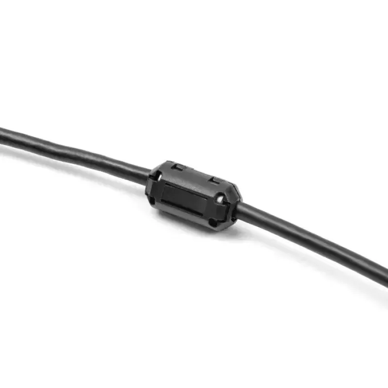 Ferritkern-Klemme DELOCK 80945, schwarz, Nickel/Kunststoff/Zink, 16,5×30×14 mm, 2er-Pack