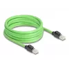Netzwerkkabel DeLOCK RJ45 Cat.6A Stecker auf Stecker SF/UTP 5m Grün