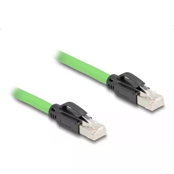 Netzwerkkabel DeLOCK RJ45 Cat.6A Stecker auf Stecker SF/UTP 5m Grün
