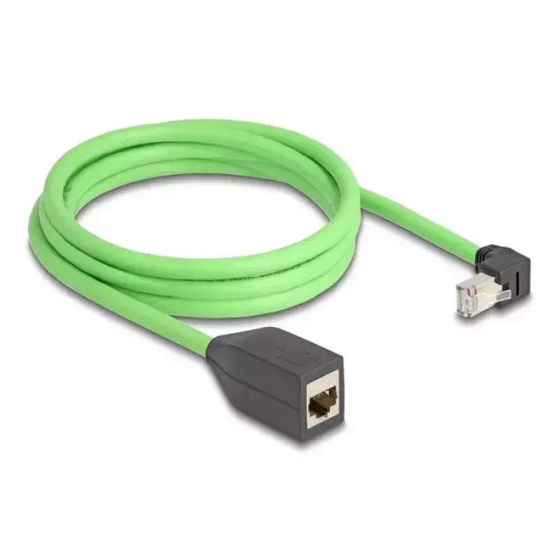Netzwerkkabel DeLOCK 80887 RJ-45 Cat6a 2m Schwarz Grün