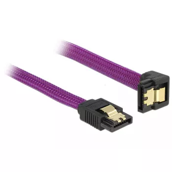 SATA-Kabel DeLOCK 83696 0,5 m Lila