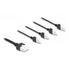 Netzkabel DeLOCK 90173 Schwarz 1 m 4 x DC