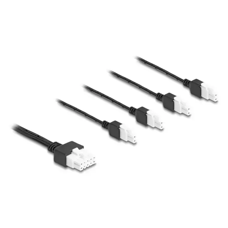 Netzkabel DeLOCK 90173 Schwarz 1 m 4 x DC
