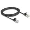 Netzwerkkabel DeLOCK 81164 RJ-45 Cat6a 1,5 m Schwarz