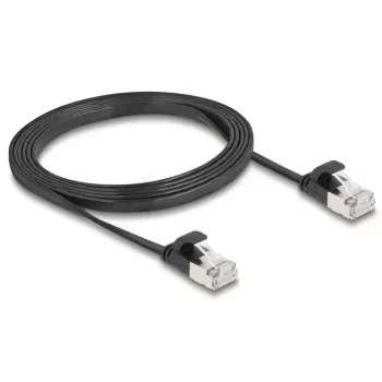 Netzwerkkabel DeLOCK 81164 RJ-45 Cat6a 1,5 m Schwarz