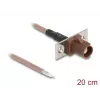 Koaxialkabel DELOCK 90733 RG-316/U 0,2 m mit FAKRA-F-Stecker