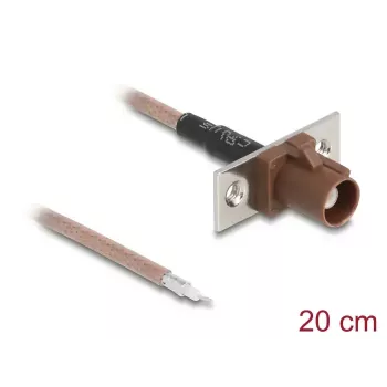 Koaxialkabel DELOCK 90733 RG-316/U 0,2 m mit FAKRA-F-Stecker