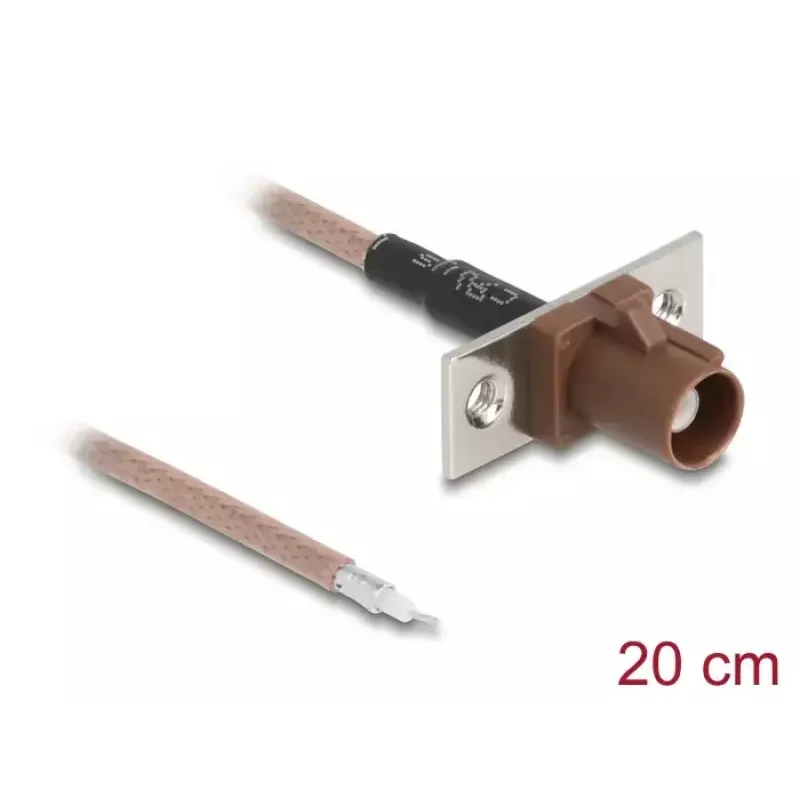 Koaxialkabel DELOCK 90733 RG-316/U 0,2 m mit FAKRA-F-Stecker