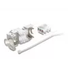 Keystone-Modul DELOCK 90938 – RJ-45 Cat.6A geschirmt flach, weiß