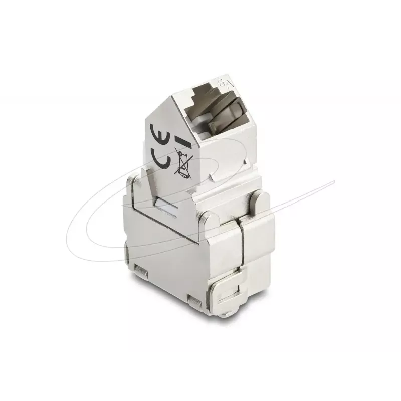 Keystone-Modul DELOCK 90938 – RJ-45 Cat.6A geschirmt flach, weiß