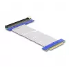 DeLOCK Riser Card PCI Express x8 Stecker auf x16 Slot mit Kabel 20 cm