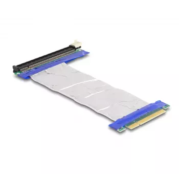 DeLOCK Riser Card PCI Express x8 Stecker auf x16 Slot mit Kabel 20 cm