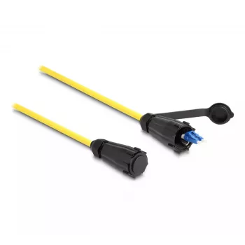DeLOCK Glasfaserkabel LC Duplex auf LC Duplex 1m Singlemode IP68