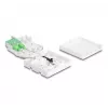 DeLOCK Glasfaser-Anschlussdose 2 x SC/APC Simplex 40 m
