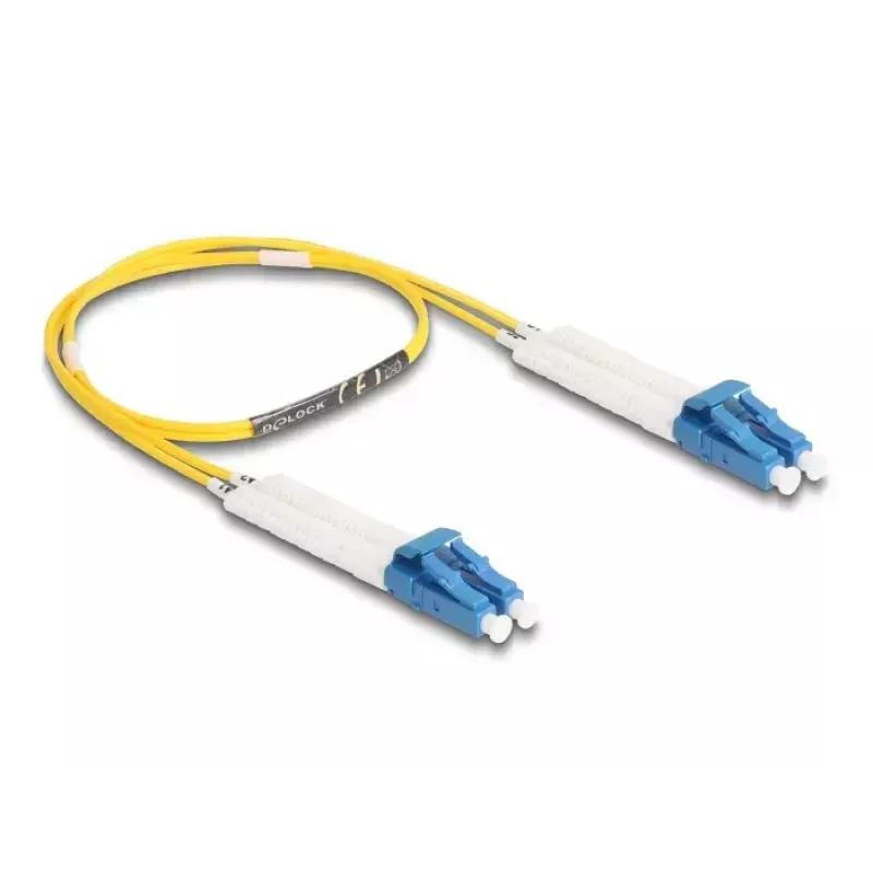 Glasfaserkabel DeLOCK 88068 LC Duplex LC Duplex OS2 0,5m
