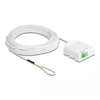 DeLOCK Glasfaser-Anschlussdose 2 x SC/APC Simplex 20 m Kabel