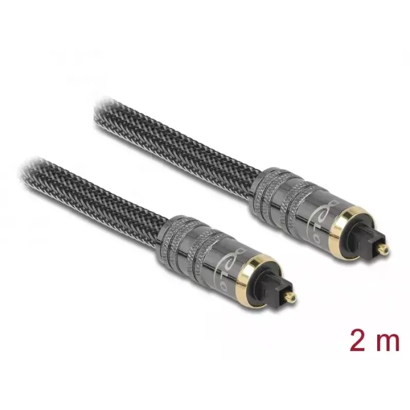 TOSLINK Standardkabel Stecker – Stecker 2 m DeLOCK 86984