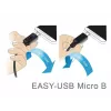 USB-Kabel DeLOCK 83856 USB 2.0 2m USB A Micro-USB B Schwarz
